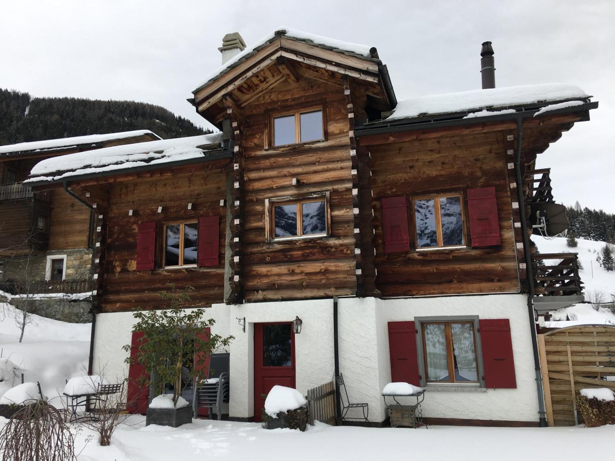 La Demeure Des Elfes Bed & Breakfast Albinen Dış mekan fotoğraf